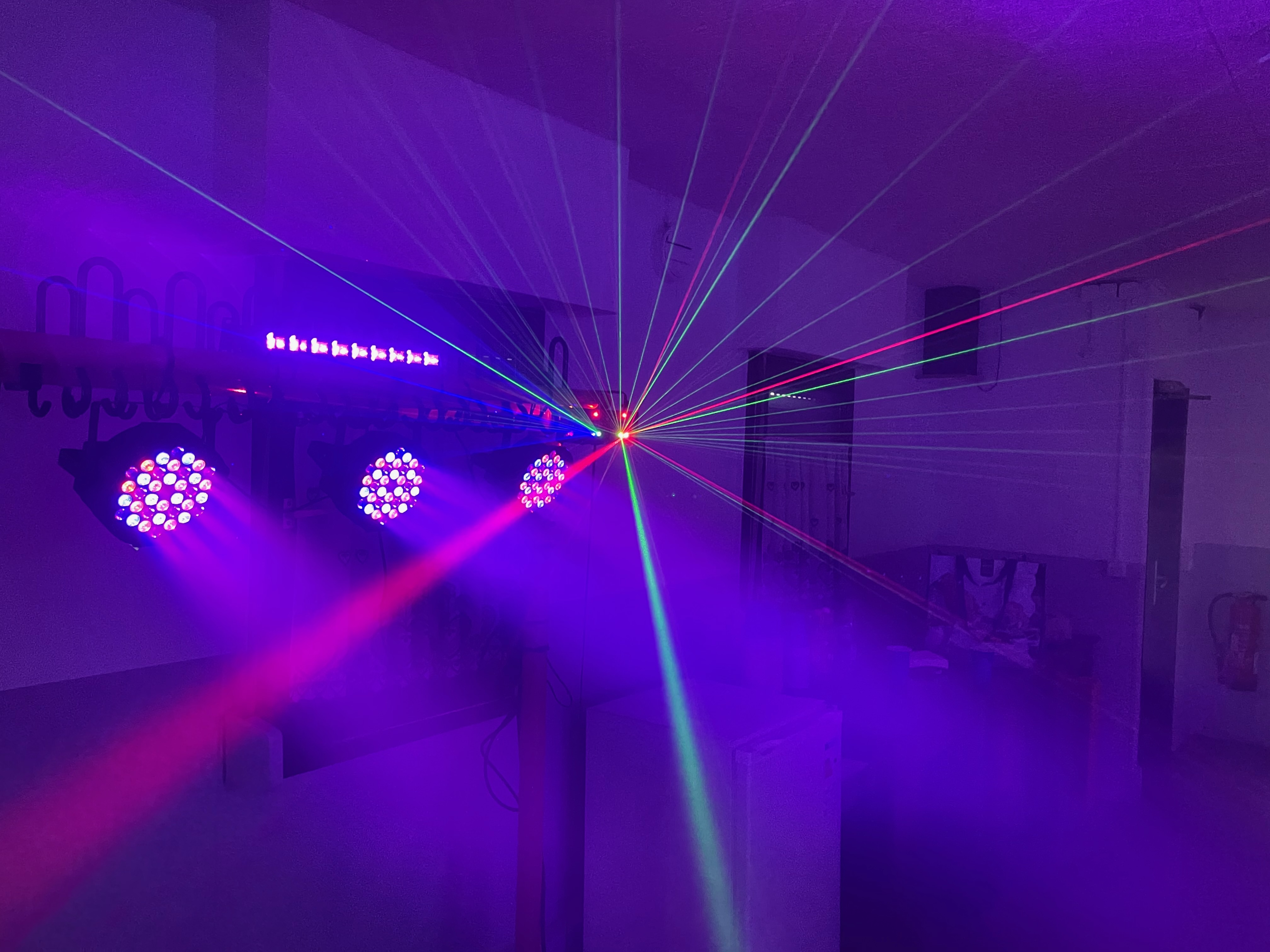 Laser mit Hazer